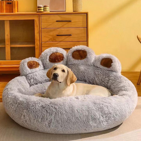 Cama Para Perro En Liquidación, Sofá Para Gato, Cama Para Mascotas Linda, Cómoda Y Acogedora Para Perros Y Gatos Pequeños, Cojín Suave Y Esponjoso De Piel Sintética Para Gato, Gris, 23.6 Pulgadas